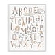 preview thumbnail 19 of 23, Stupell Nursery Animal Alphabet Chart Soft Orange White Framed Wall Art 11 x 14 - White