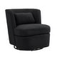 preview thumbnail 23 of 42, Upholstered Swivel Barrel Accent Chair