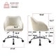 preview thumbnail 59 of 117, Corvus Braff Velvet Upholstered Adjustable Ergonomic Office Chair