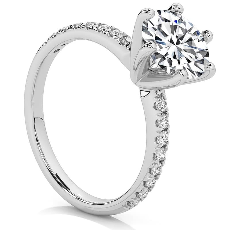 1.58Ct Diamond Engagement Ring Gold Lab Grown