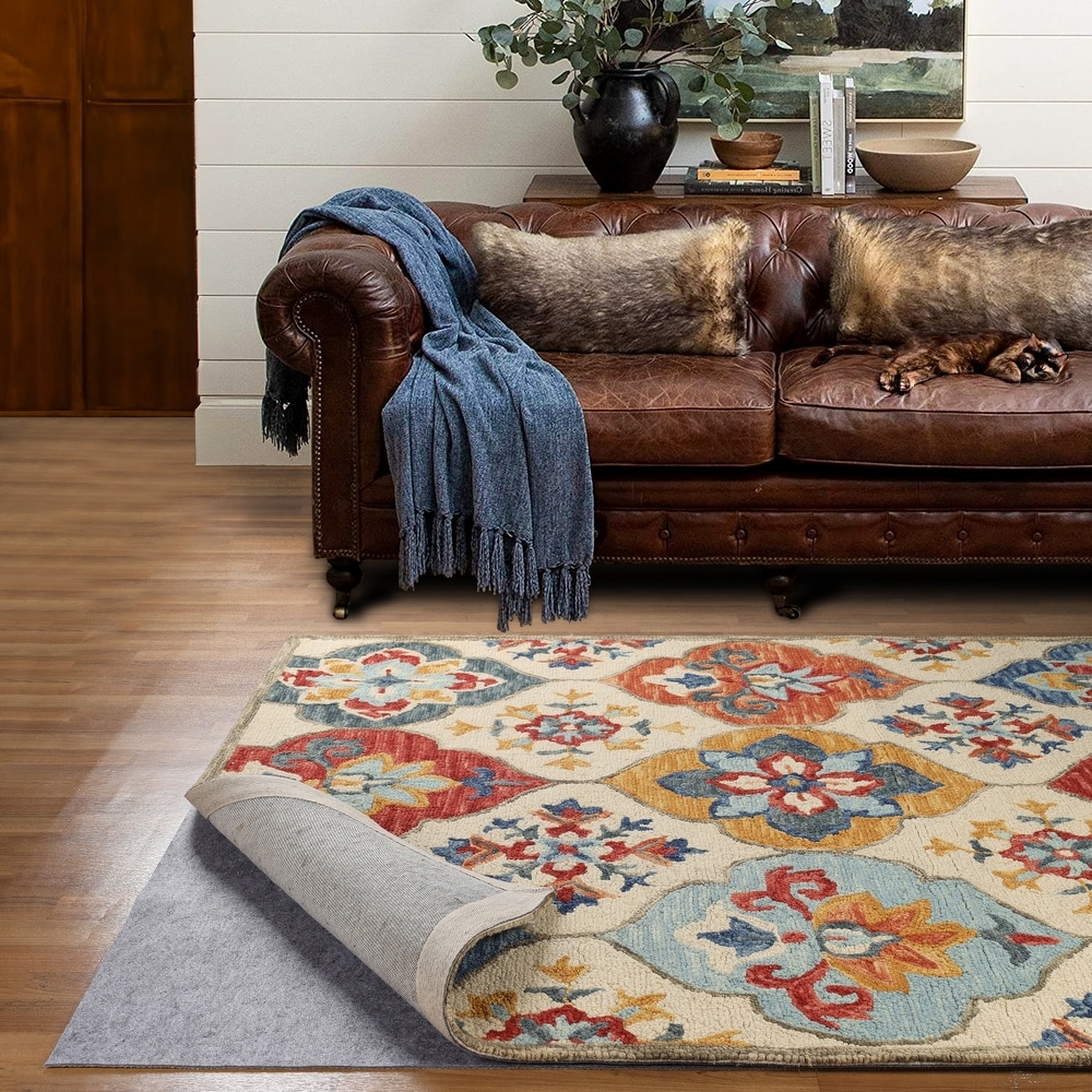 Grip-It Duo-Lock Dual Surface Cushioned Non-Slip Rug Pad for Area Rugs and  Runner Rugs, Felt and Rubber Gripper Rug Pad Keeps Rugs in Place On Carpet