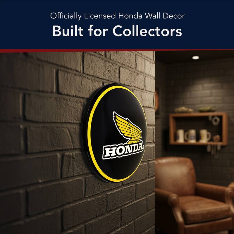 Dome Shaped Metal Wall Art Sign - 15" x 15" Retro Vintage Wall Décor for Bar, Man Cave, Garage, Game Room & Home - 15" x 15"