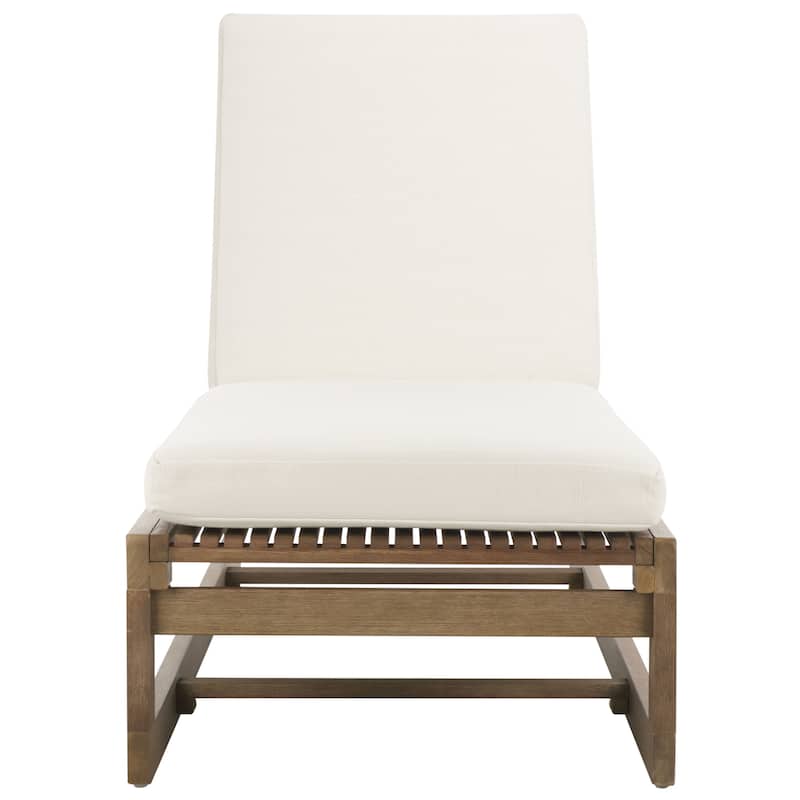 SAFAVIEH Couture Saint Vincent Eucalyptus Chaise Lounge - 27"W x 77"D x 37"H
