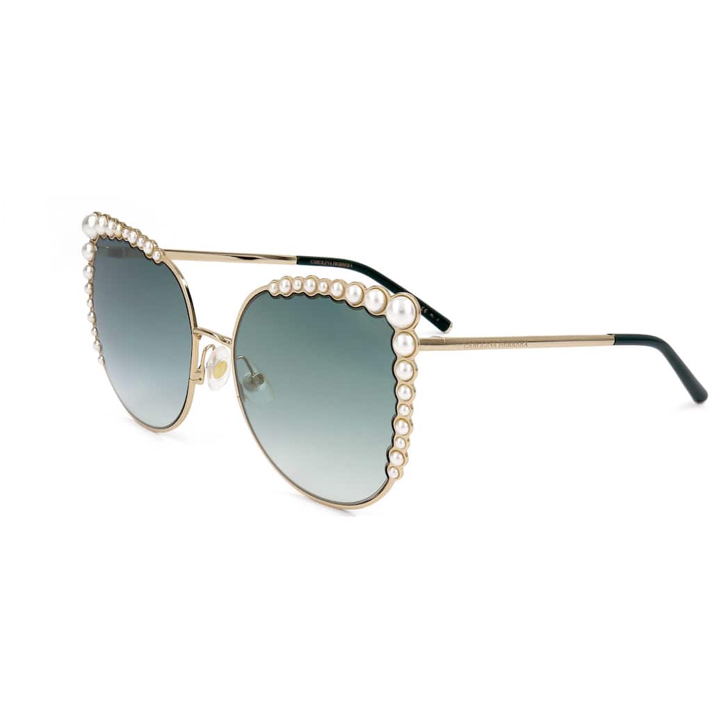 Carolina Herrera Women's 58mm Gold Sunglasses HER0076-S-J5G-58