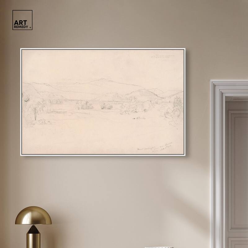 Study for View Mt. Washington Canvas by Art Remedy