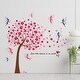 preview thumbnail 3 of 5, Walplus Pink Cherry Tree Fairies Children Wall Sticker Nursery Decor
