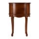 preview thumbnail 5 of 5, Whitley 18 in. W Oval Wood 2 Drawer Side Table