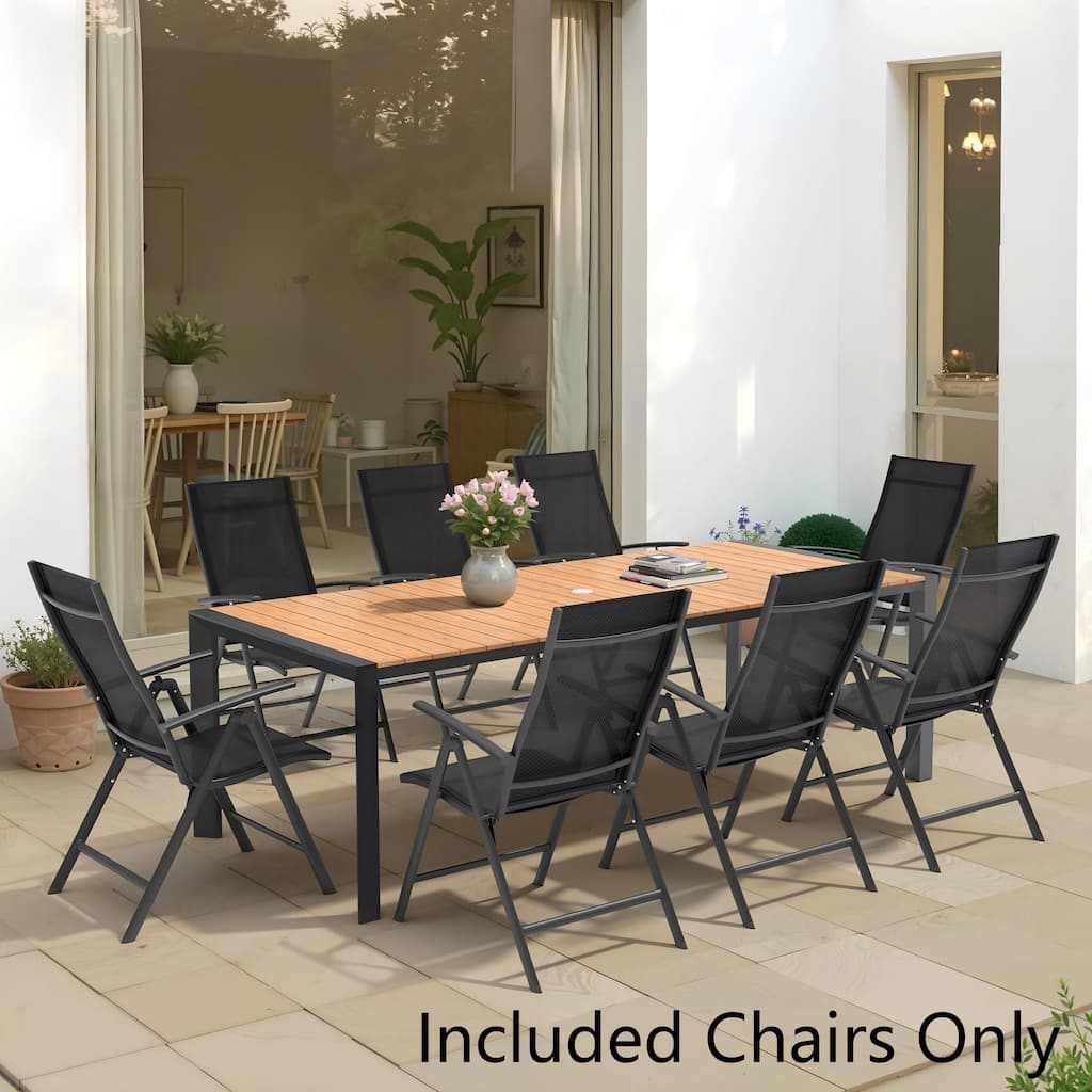 Pellebant Outdoor Durable Adjustable Reclining Folding Chair