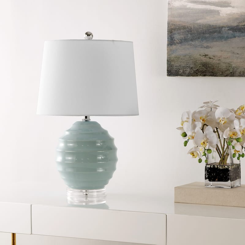 SAFAVIEH Lighting Keti 22.5" Table Lamp (Set of 2) - 14" W x 14" D x 22" H - 14"W x 14"D x 22"H