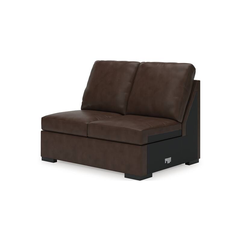 Signature Design by Ashley Modern Day Dark Brown 3-Piece Sectional with Chaise