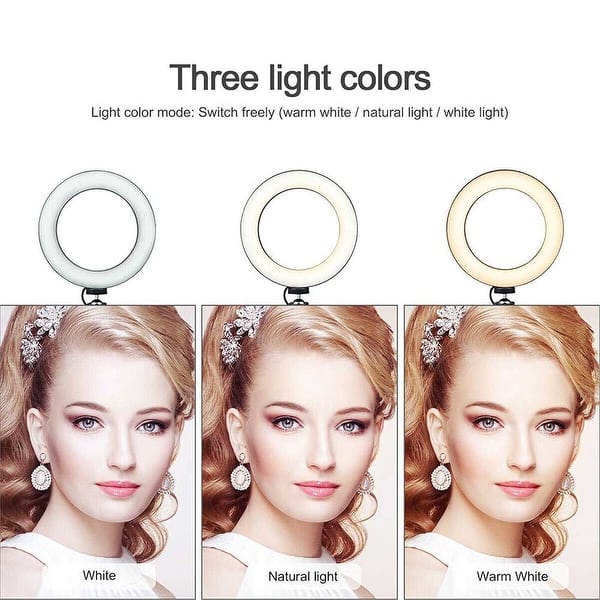 Hagibis 21" Ring Light With Stand – 55W Dimmable LED, 3000K-6000K Color Temp, Tripod, Phone Holder, Remote, For Streaming & Zoom