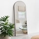 preview thumbnail 25 of 58, Arched Top Full-length Freestanding/ Leaning/ Hanging Wall Mirror Black-59×20