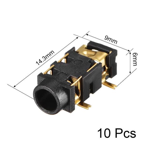 Shop 3 5 Mm Audio Jack Connector Pcb Mount Female Socket 5