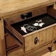 preview thumbnail 7 of 10, Sierren Country Wood 3-Drawer Nightstand with USB Outlet by Furniture of America