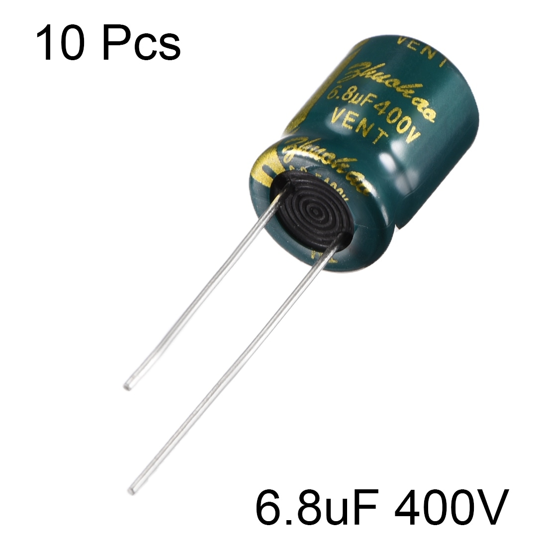 6 Pieces 100uF 400v Electrolytic Radial Lead Capacitor