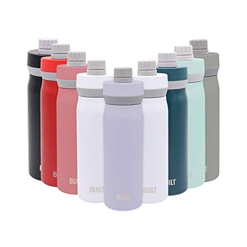 Built 20Oz Stainless Steel Cascade Tumbler with Chug Lid, Red