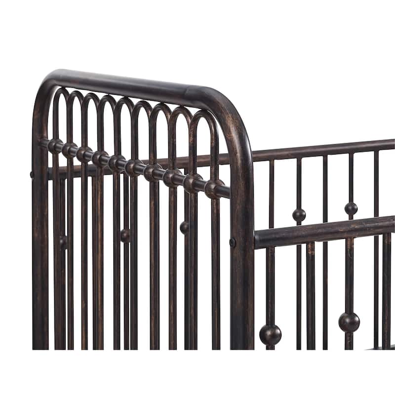 Little Seeds Monarch Hill Ivy Metal Crib - N/A
