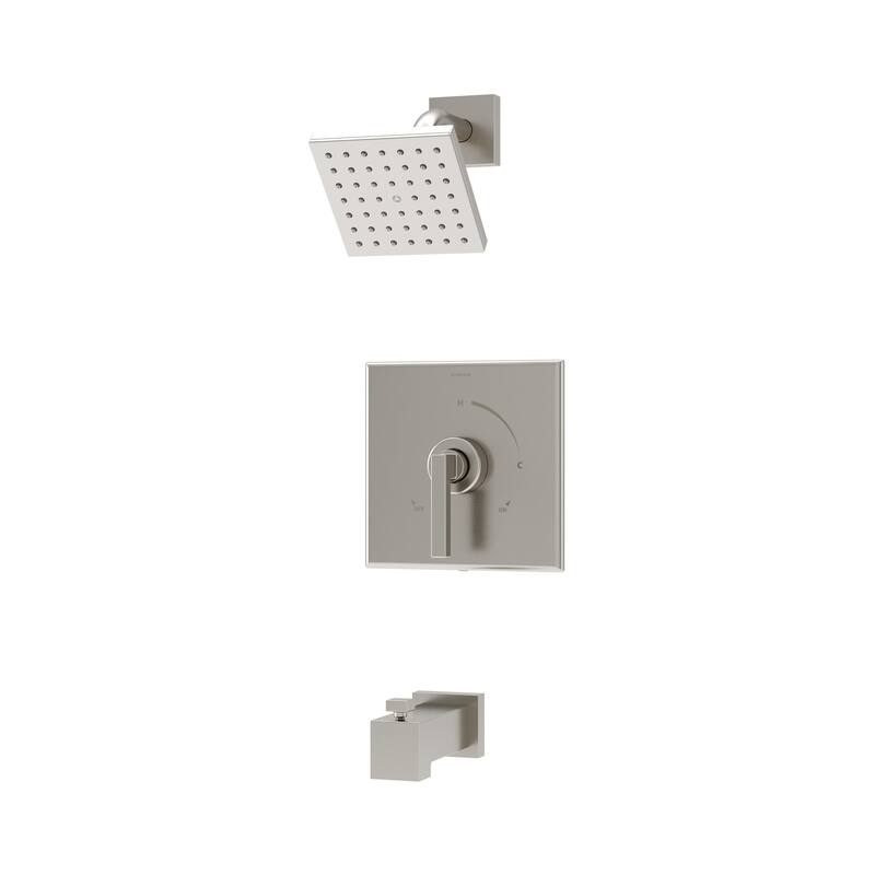 Symmons 369215TRM Duro HydroMersion Tub and Shower Trim Package with - Satin Nickel
