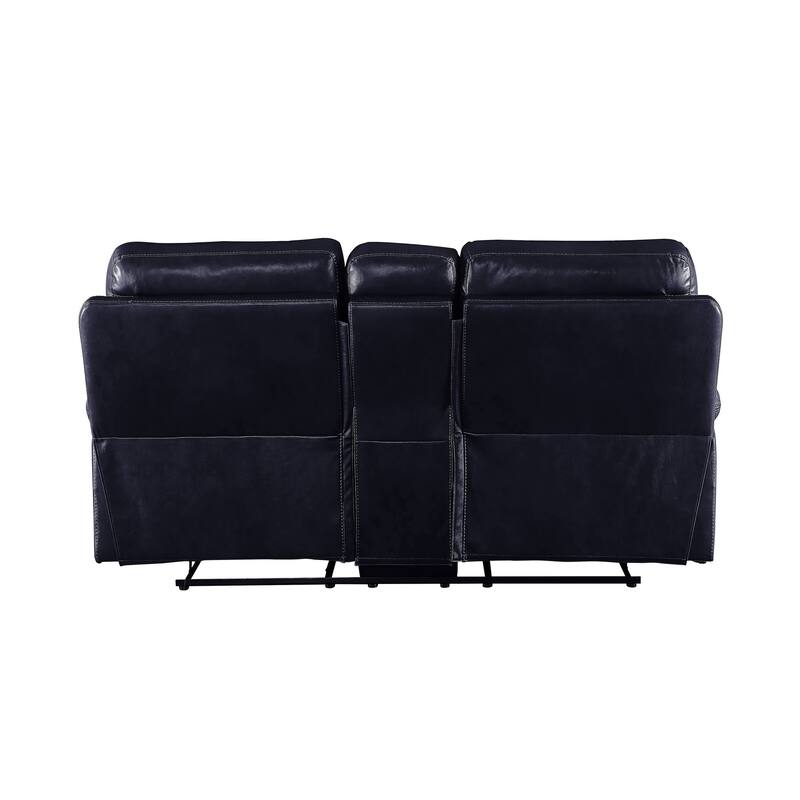 Graton Horizontal Tufted with Nailhead Trim Reclining Loveseat