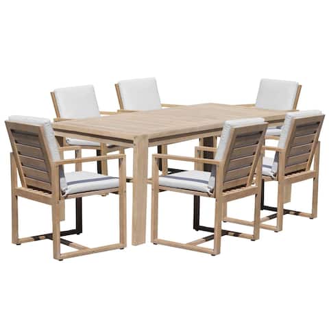 Harbor 7 Piece Dining Table, White