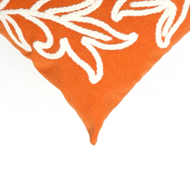 Liora Manne Visions I Windsor Indoor/Outdoor Pillow Orange 12"X20"