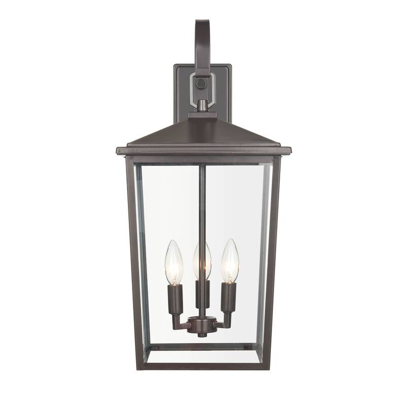 Millennium Lighting Fetterton 3 Light Outdoor Wall Sconce in Multiple Finishes