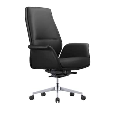 LeisureMod Summit Modern Conference Office Chair with Swivel and Tilt