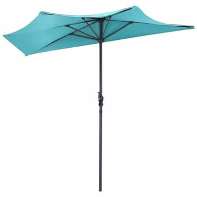 9' Half Round Patio Umbrella Sunshade