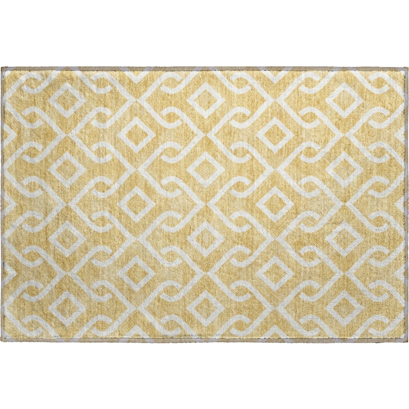 Premium Washable Super Soft Modern Medallions Mayfield Rug