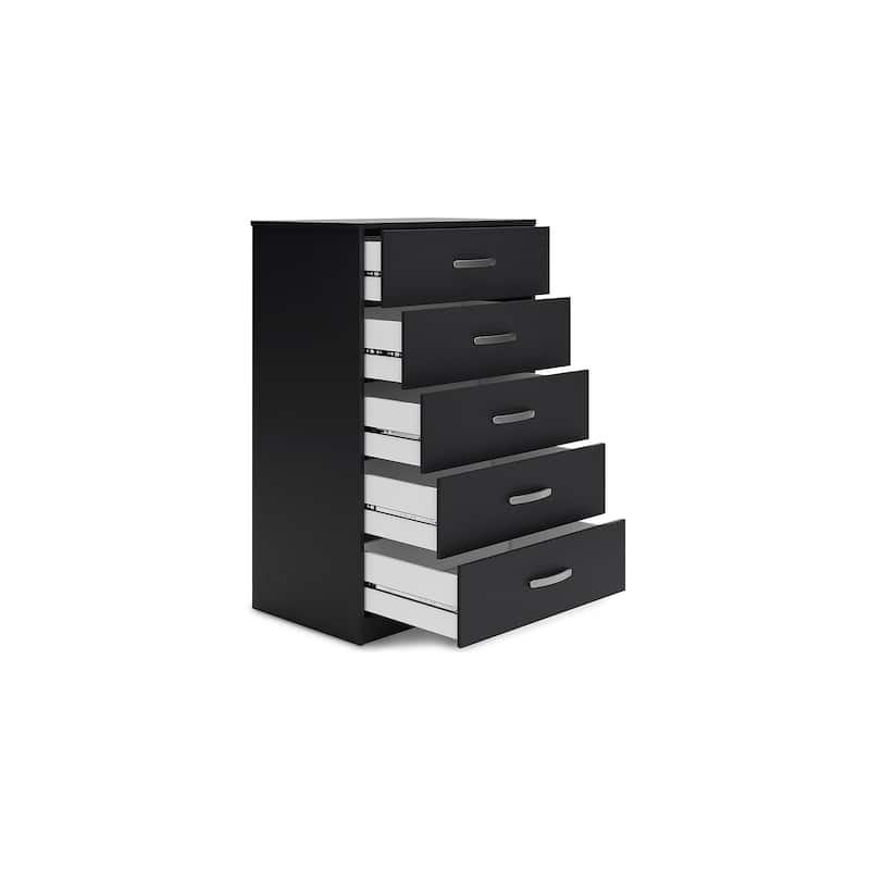 Signature Design by Ashley Finch 5 Drawer Wooden Dresser