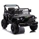preview thumbnail 1 of 48, Four-Wheel Suspension Electric Truck for Kids with Dual Drive, Early Education, and Remote Control Black