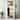 2-Door Wardrobe with LED Lights, Hanging Rail, 4-Shelves, Grey