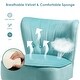 preview thumbnail 4 of 31, Costway Armless Accent Chair Tufted Velvet Leisure Chair Single Sofa