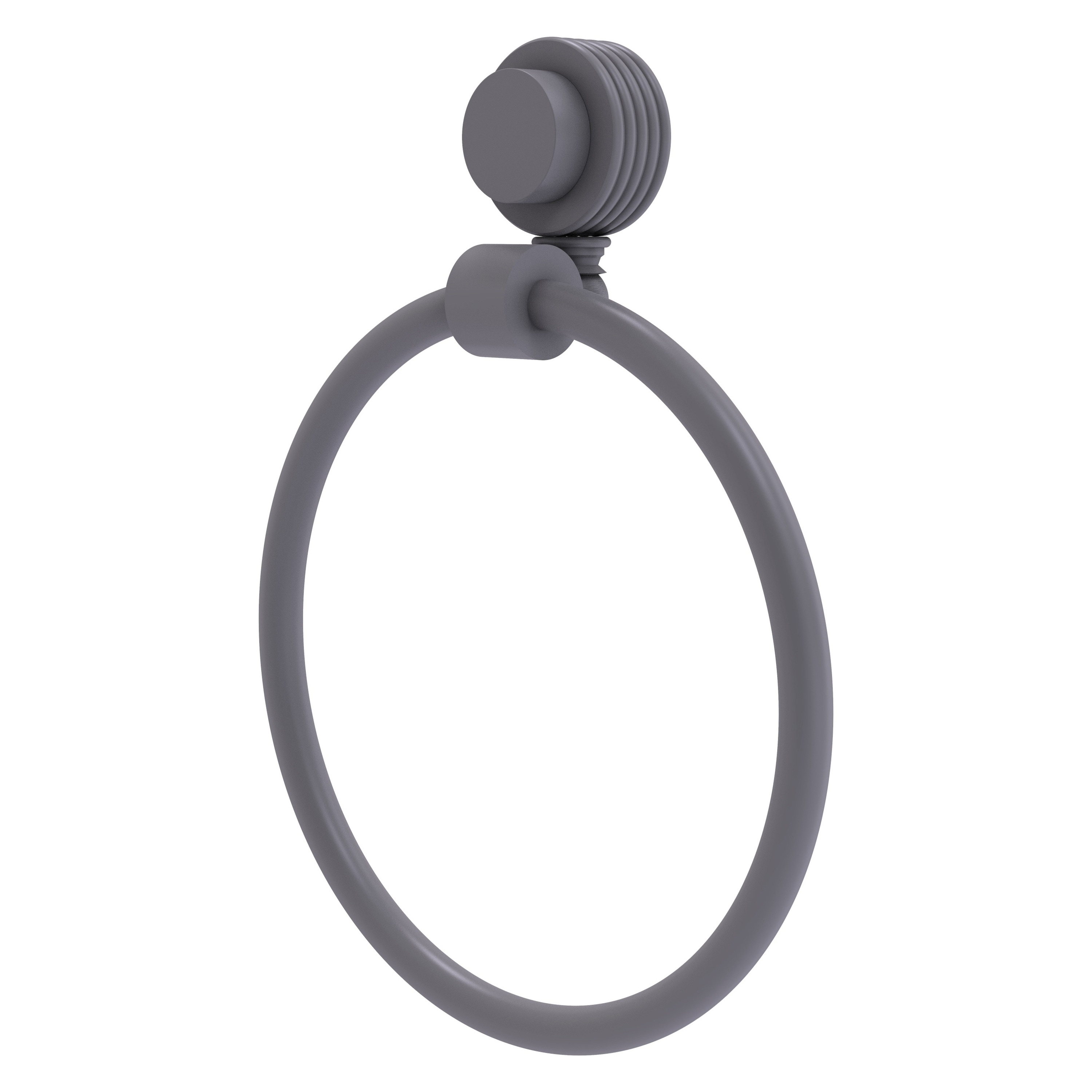 Allied Brass Venus Collection Towel Ring with Grooved Accent