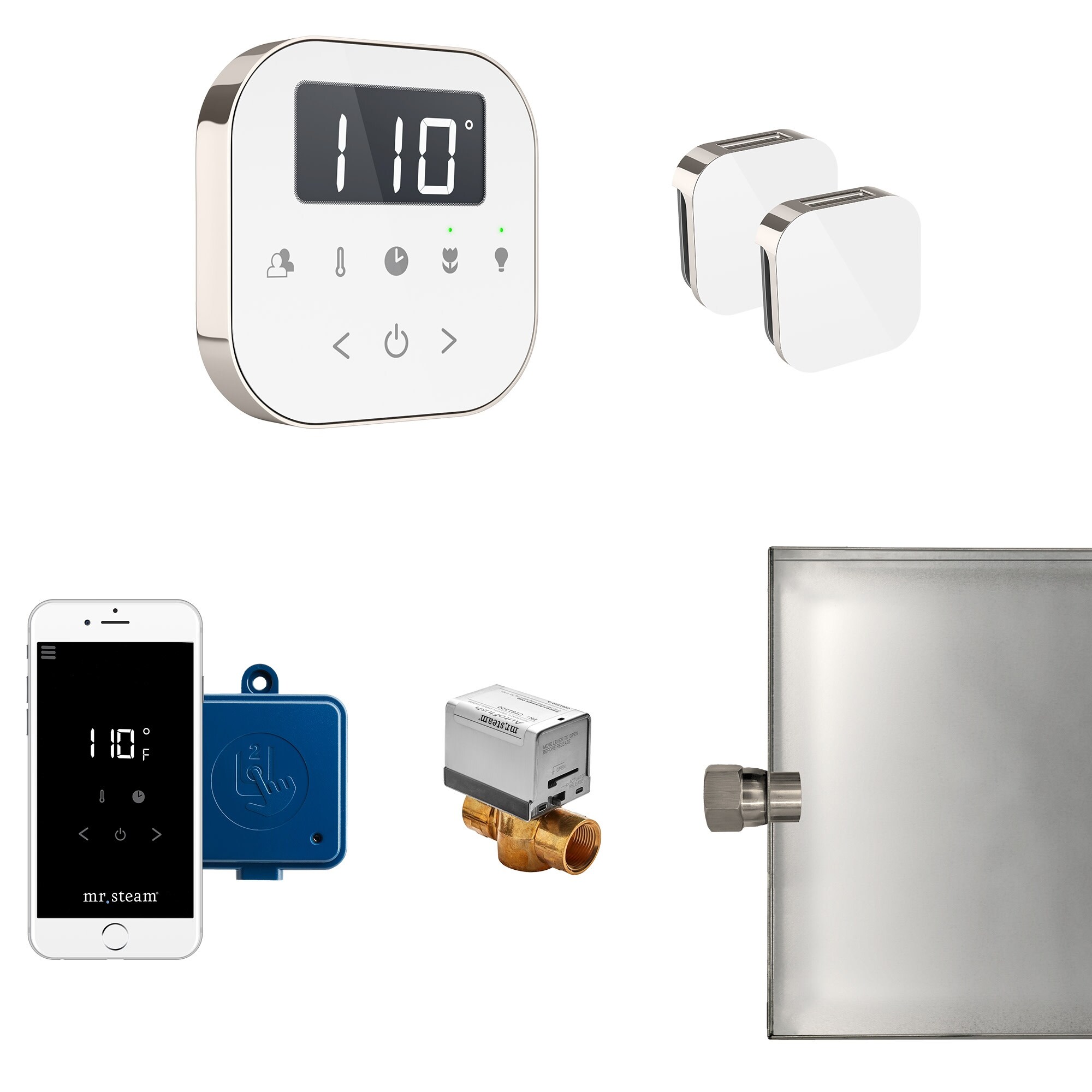 Mr Steam AirButler Max Steam Shower Package - Less Generator