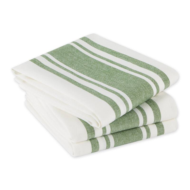 DII Vintage Red Chef Stripe Dishtowel (Set of 3)