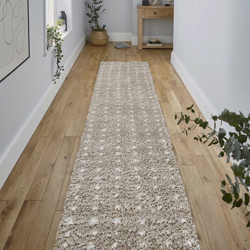 JONATHAN Y Deia Modern Geometric Dot Shag Area Rug