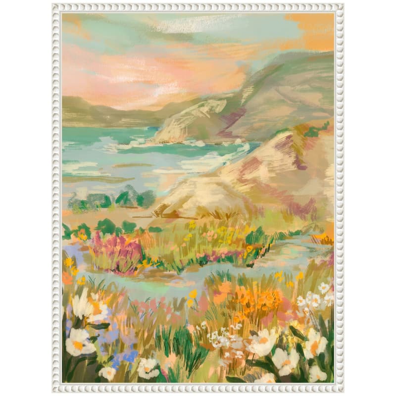 Kate and Laurel Sylvie Landscape 4 Framed Canvas by Annie Quigley