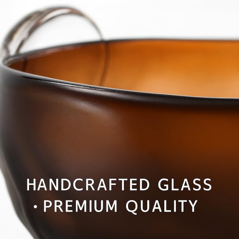 Aria Home Decorative Glass Centerpiece Bowl for Table Décor