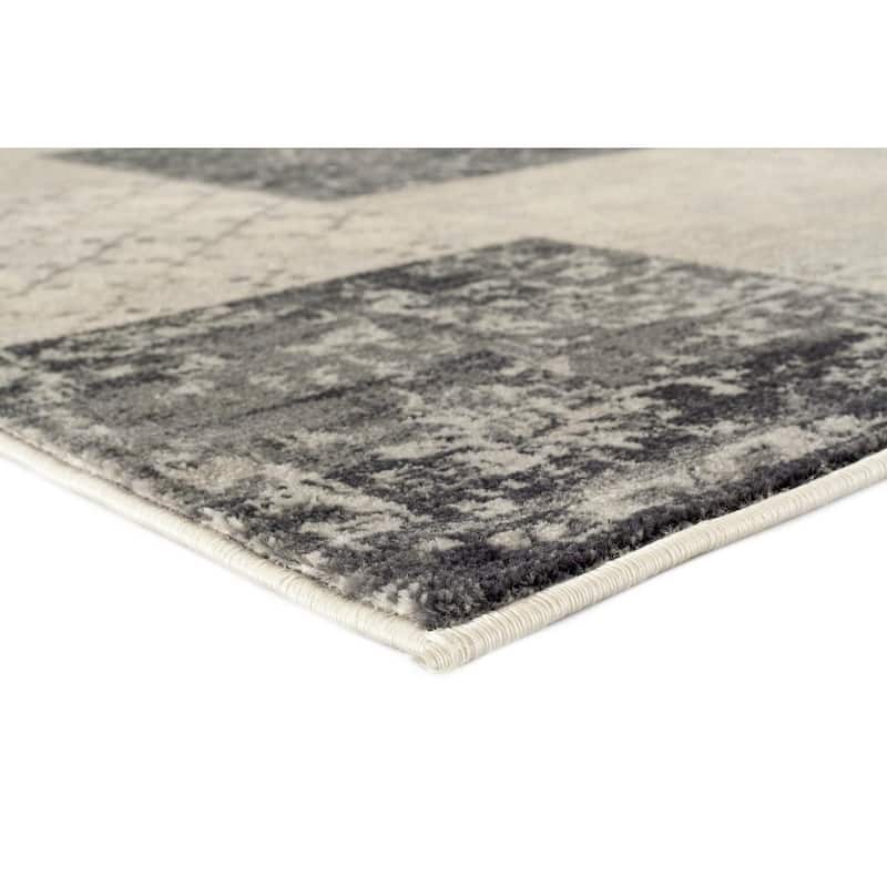 Luxe Weavers Diana Collection Grey 8x10 Geometric Area Rug - 8' x 10'/Surplus