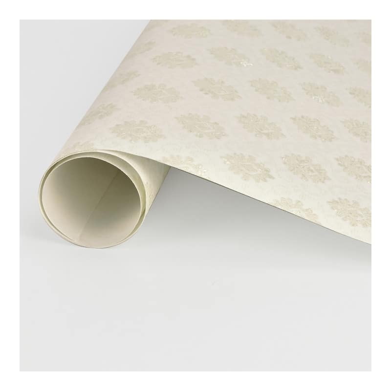 Advantage Madelyn Cream Small Damask Wallpaper - 21 x 396 x 0.025