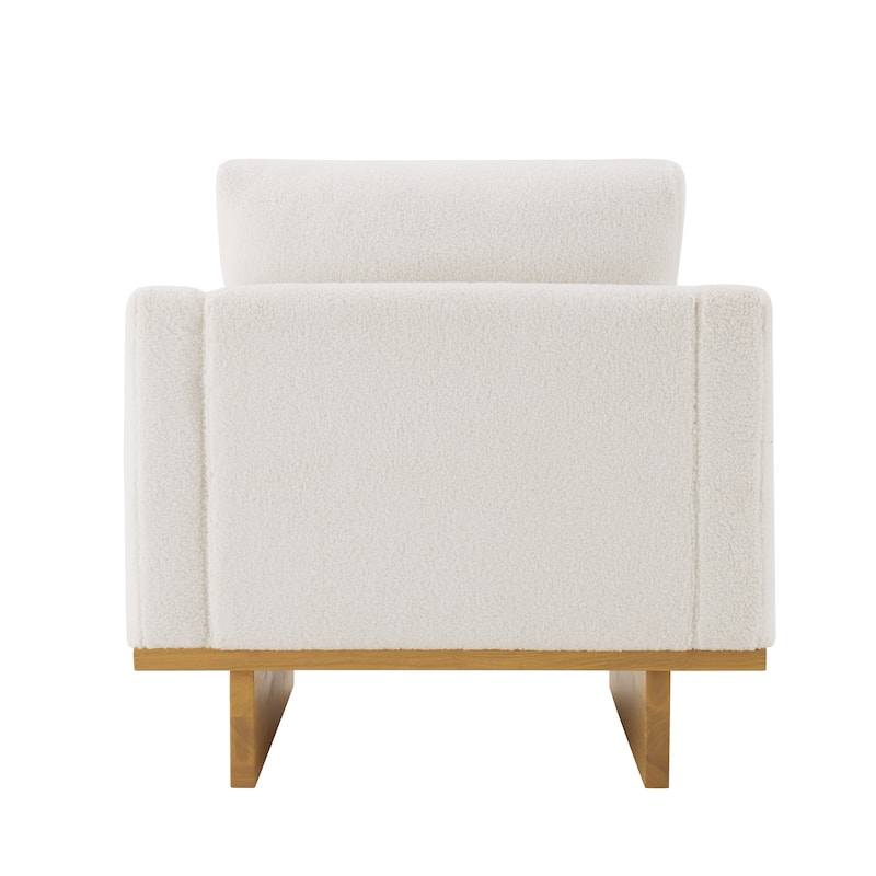 Modern Minimalist Accent Chair by Harper&Bright Designs