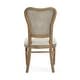 preview thumbnail 8 of 13, Reno Farmhouse Rubberwood Dining Chairs with Rattan Backrest (set of 2) by Christopher Knight Home
