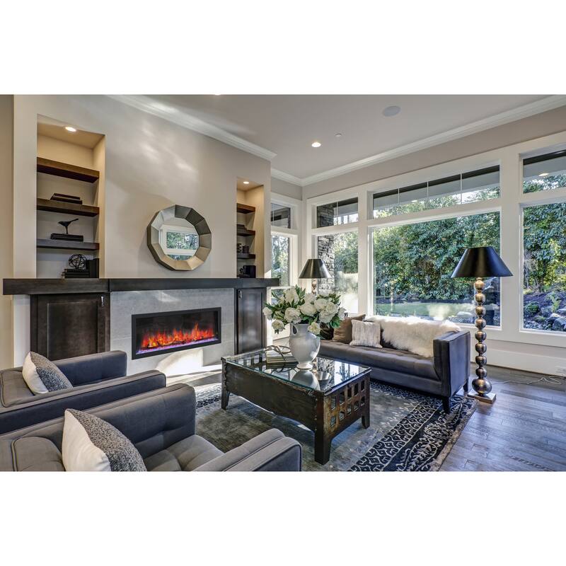 Dynasty Cascade 52 in. Smart Control Electric Fireplaces -BTX52 - 52.5