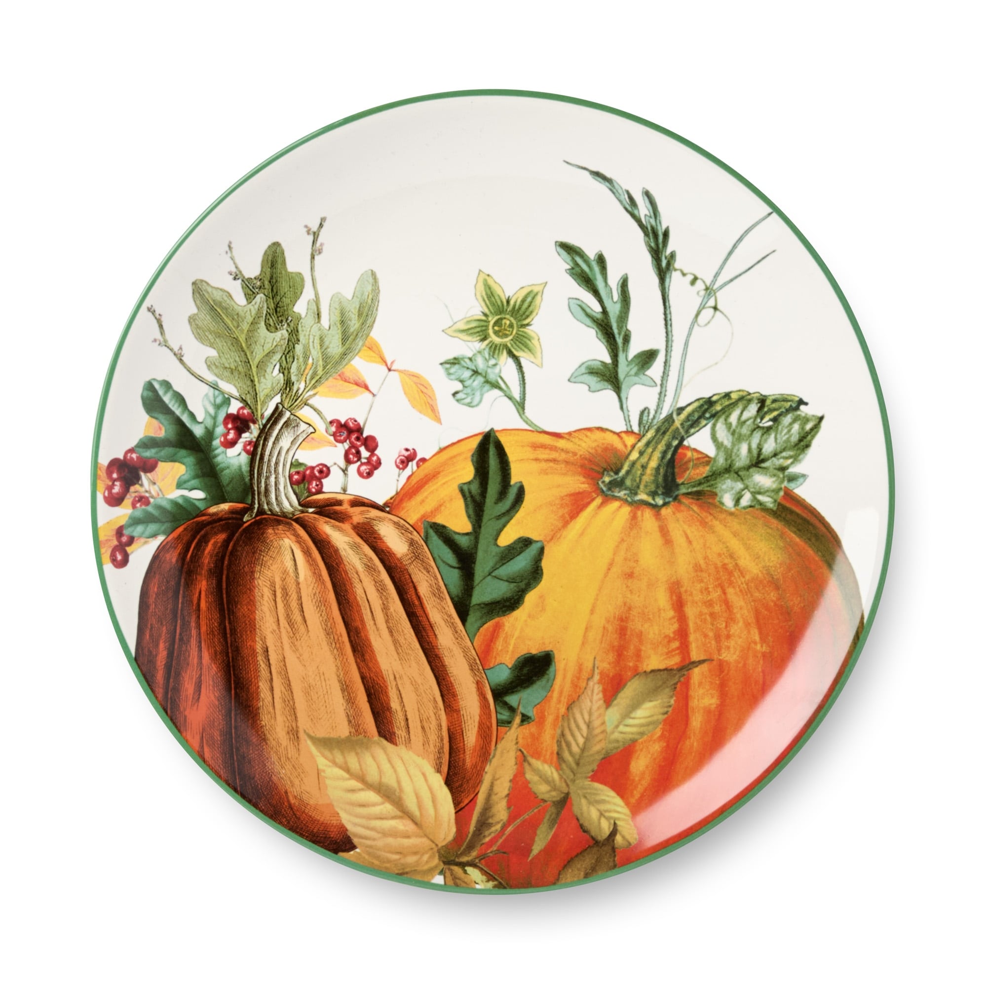 Certified International Harvest Fields 11' Dinner Plates, Set of 4