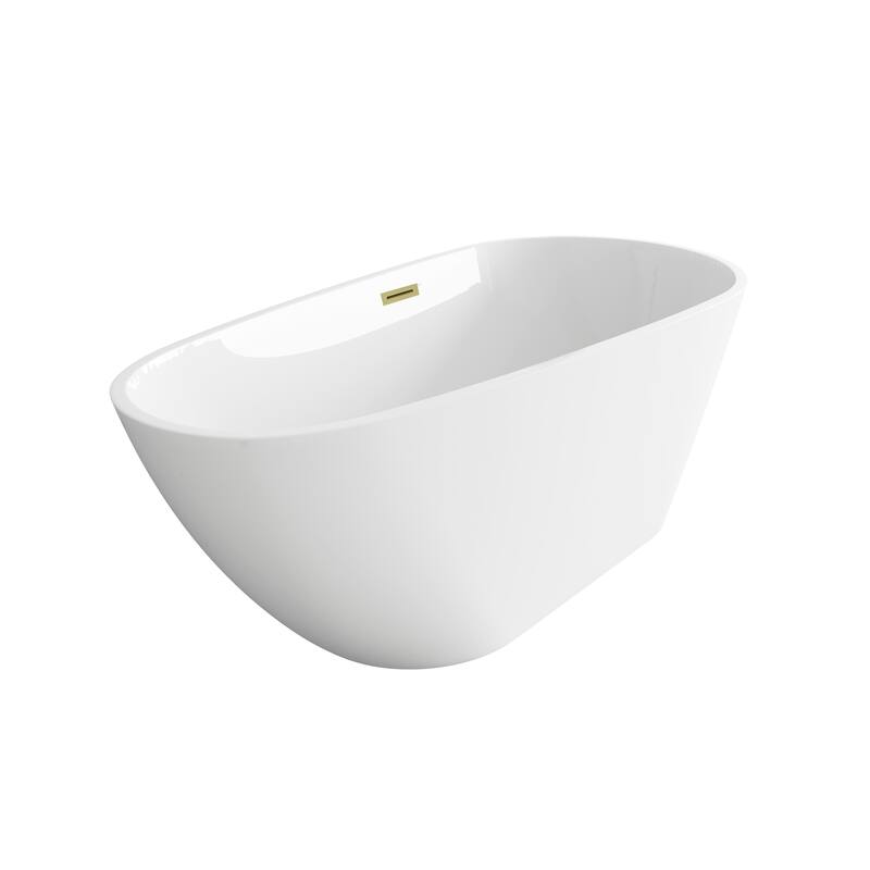 Hillary Bathtub in Glossy White