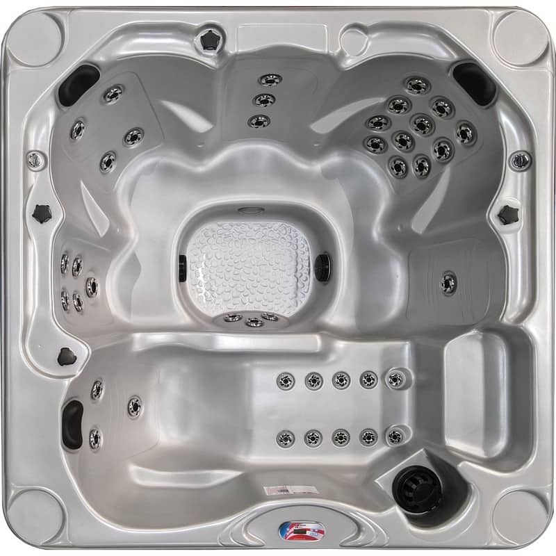 6-Person 40-Jet Premium Acrylic Lounger Spa Standard Hot Tub with Ozonator and 5.5kW Heater
