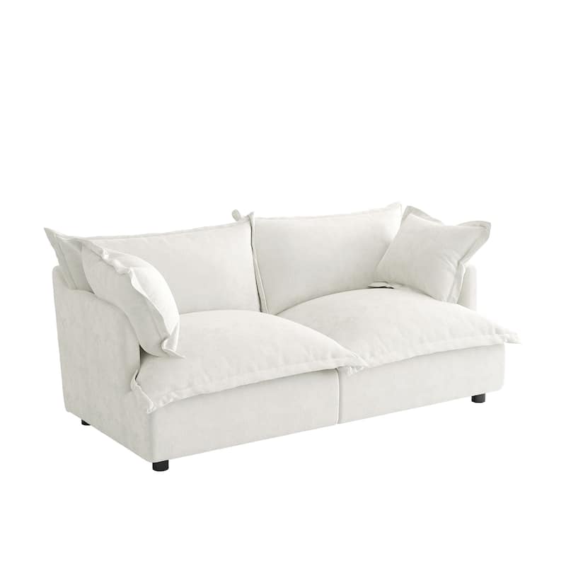 Double Layer Cushion Comfy Cloud Modular Sectional Sofa Set