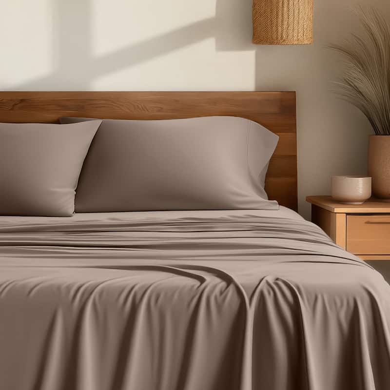 Bare Home Rayon from Bamboo Sheet Set - Deep Pocket - Breathable