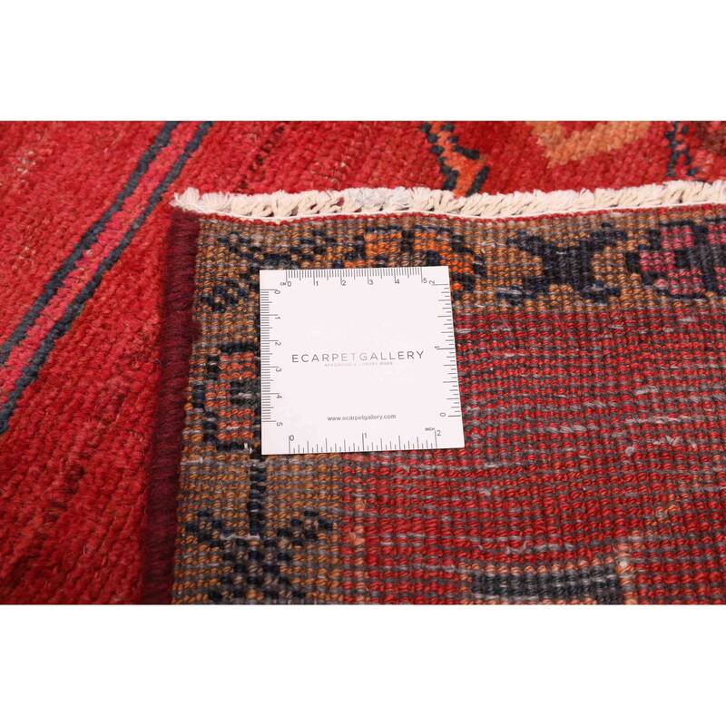 ECARPETGALLERY Hand-knotted Konya Anatolian Light Red Wool Rug - 4'2 x 8'6